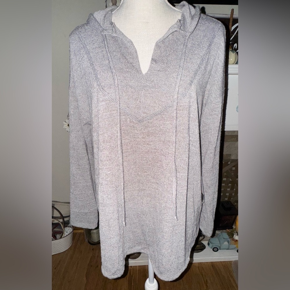 Bucket List hoodie size Small GREYISH-BROWNISH COLOR NWT